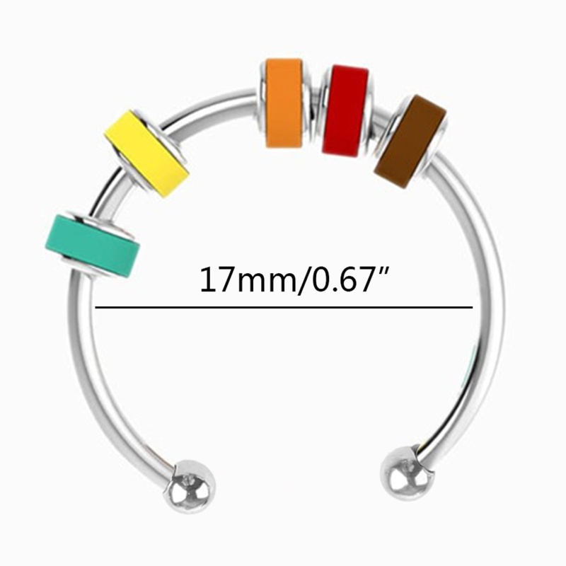 Vòng Xoay Kèm Hạt Phẳng Giảm Căng Thẳng Cá Tính Cho Nam Và Nữ