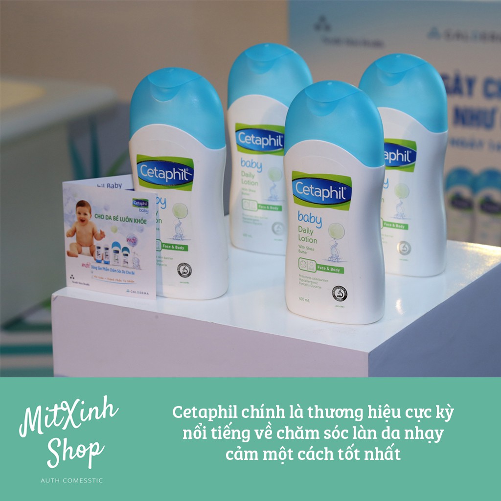 Sữa tắm dưỡng ẩm Cetaphil Baby Moisturising Bath &amp; Wash 230ml - Cam kết hàng chính hãng