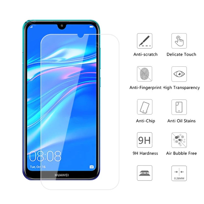 Kính Cường Lực Bảo Vệ Màn Hình Dành Cho Huawei Y9A Y9S Y7A Y8P Y8S Y7P Y9 Y7 Prime Pro P Smart 2021 2019 2018