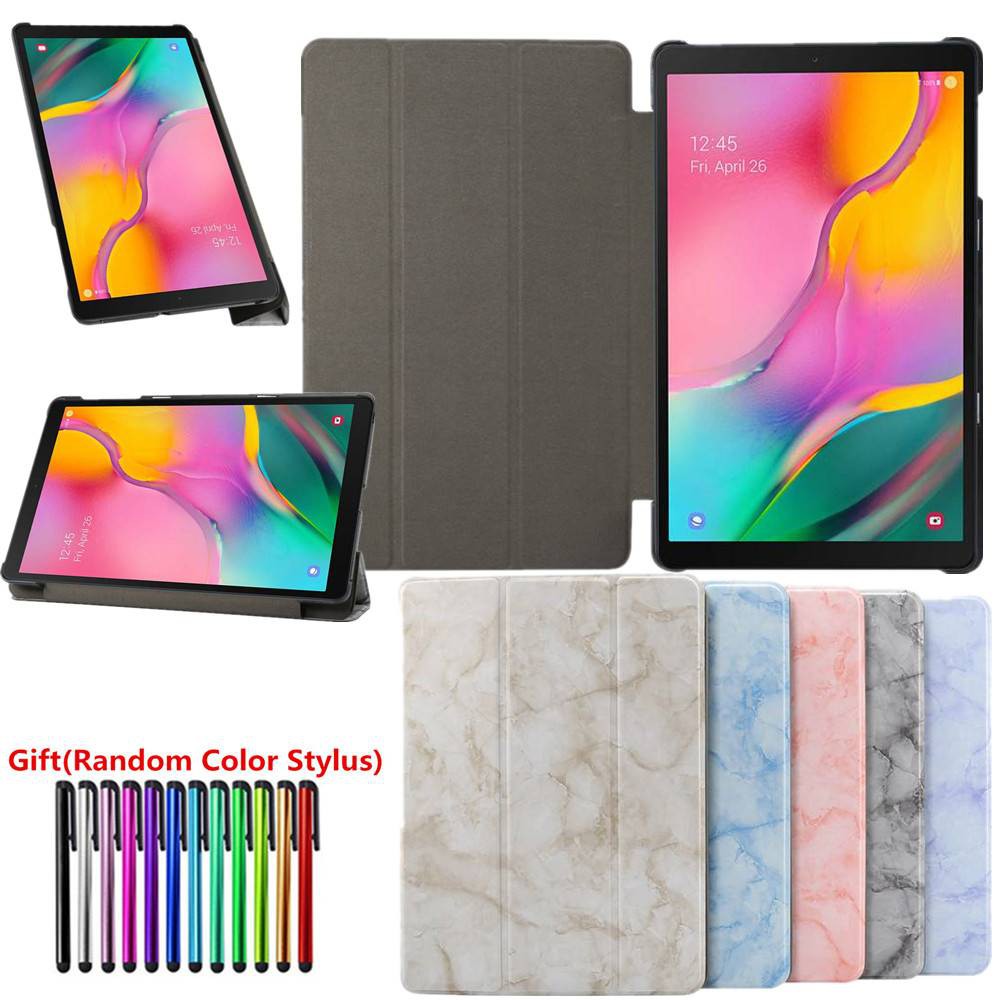 Bao da TPU có nắp lật họa tiết vân đá cho máy Samsung Galaxy Tab A 10.1 2019 SM-T510 T515 | BigBuy360 - bigbuy360.vn