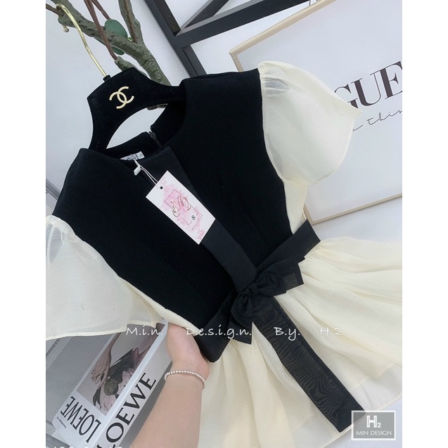 Áo peplum phối tơ QC, siêu xinh
