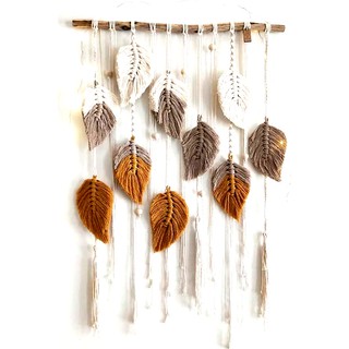 Mành macrame treo tường họa tiết - 45cm