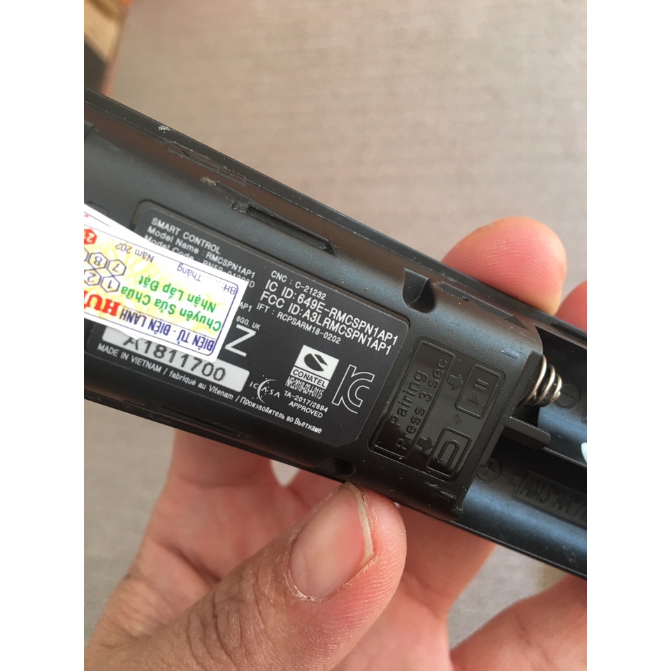 Remote điều khiển tivi samsung giọng nói bóc máy