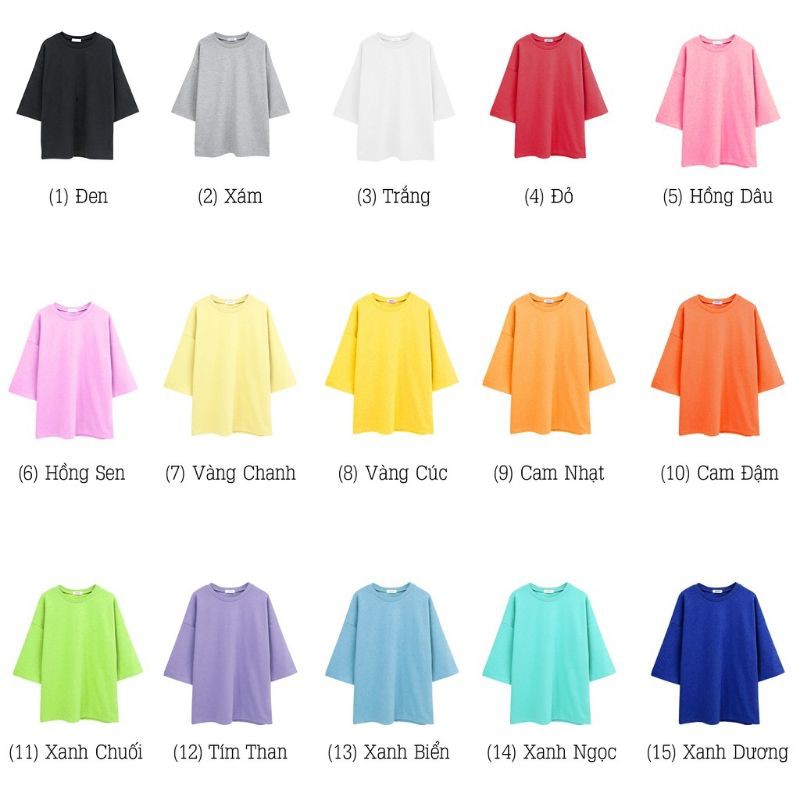 ÁO THUN TAY LỠ NHIỀU MÀU FREE SIZE FORM RỘNG