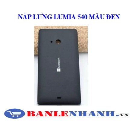 NẮP LƯNG LUMIA 540 MÀU ĐEN[VỎ ZIN, XỊN]