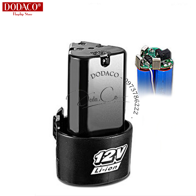 Pin máy khoan cầm tay 12 V Li-Ion 1500mAh pin máy khoan pin 12v giá sỉ TH