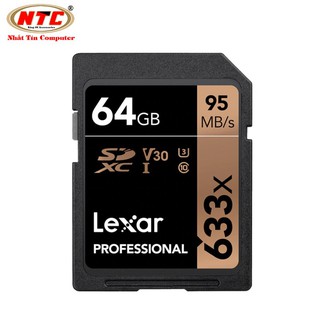 Thẻ nhớ SDXC Lexar Professional 64GB 633x 95MB/s