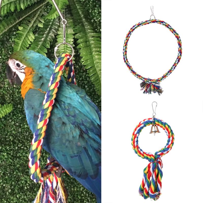 Dây Thừng Cotton Dùng Làm Võng / Huấn Luyện Cho Chim Vẹt Đứng
