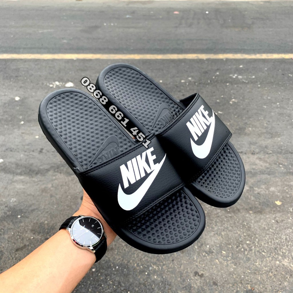 dép thời trang nike-đen dành cho nam nữ tặng hộp