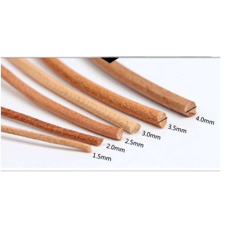 Dây da tròn - phụ kiện làm đồ da handmade
