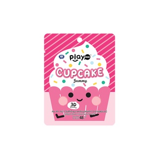 Kẹo dẻo 8 mùi hình bánh Cupcake Playmore Thái Lan 48g