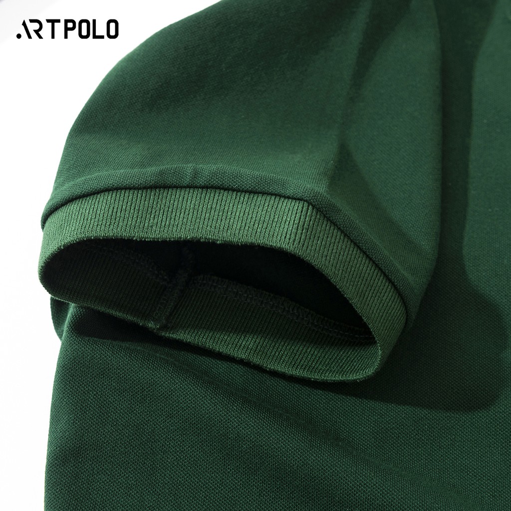 Áo Polo Nam vải Cá sấu Cotton trẻ trung màu Rêu PLR - ARTPOLO | BigBuy360 - bigbuy360.vn