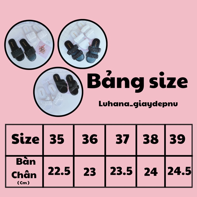 (Ảnh thật chủ shop) Dép bánh mì quai chéo nhún bèo Luhana phong cách ulzzang thời trang