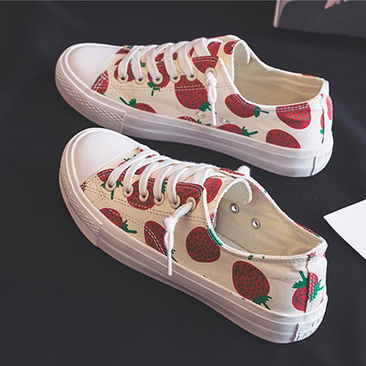 FREE SHIP 99K TOÀN QUỐC{ SALE GIÁ SỐC} Giày Sneaker Nữ Qủa Dâu Tây PARIS2516 Phong Cách Hàn Quốc | BigBuy360 - bigbuy360.vn