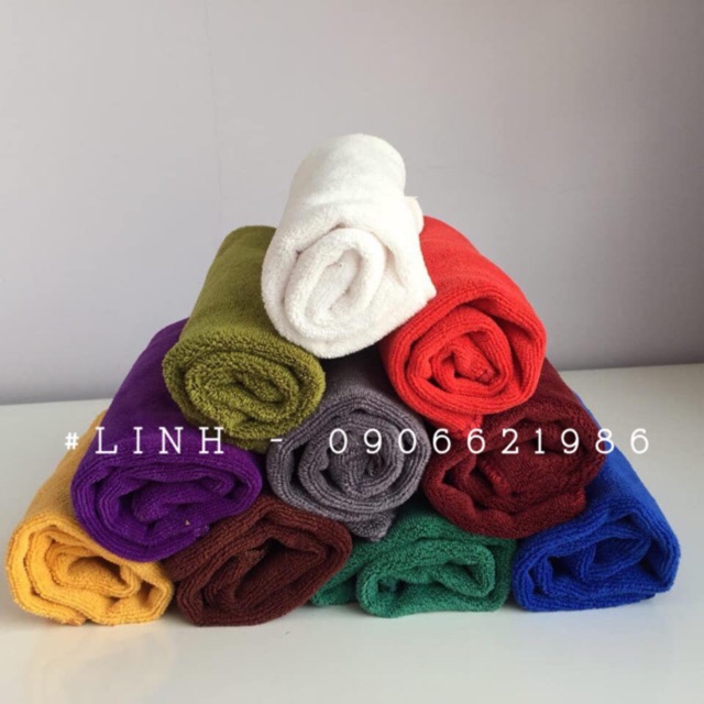 KHĂN ĐA NĂNG MICROFIBER - 35x75cm (khăn nail, khăn gội, lau xe)