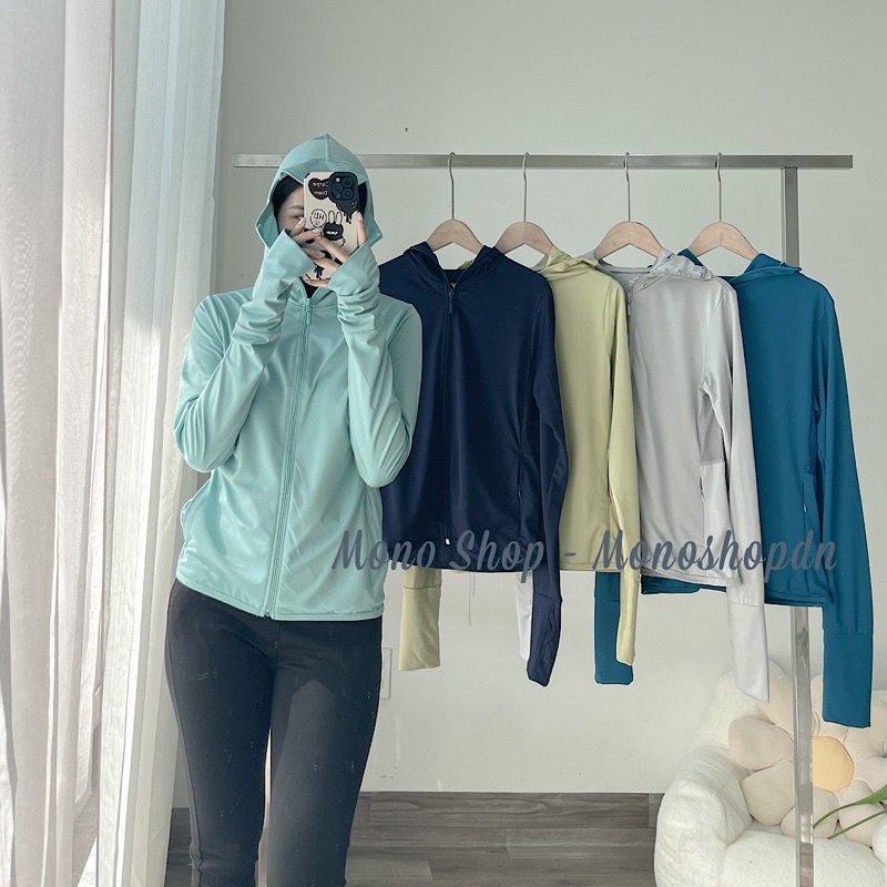 Áo khoác thun cotton lạnh chống nắng Ảnh thật/ sẵn