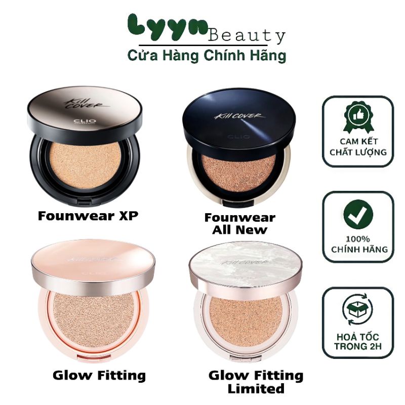 PHẤN NƯỚC CLIO KILL COVER CUSHION SPF50+ PA+++