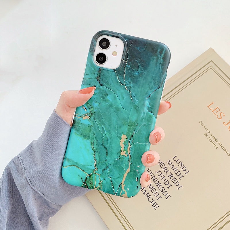 Ốp Điện Thoại Cao Su Mềm Họa Tiết Đá Hoa Cương Cho iPhone 14 13 12 11 Mini Pro MAX X XR XS MAX 8 7 Plus + SE 2020