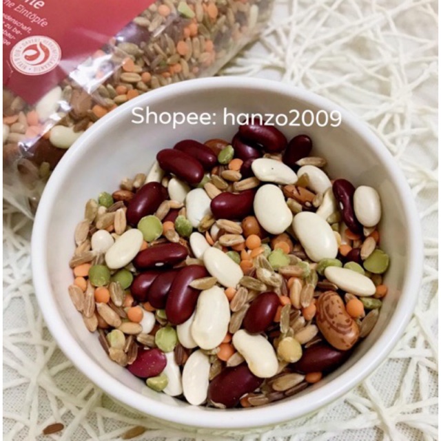 Hạt Organic mix nấu cháo cho bé ăn dặm (6m+) Davert