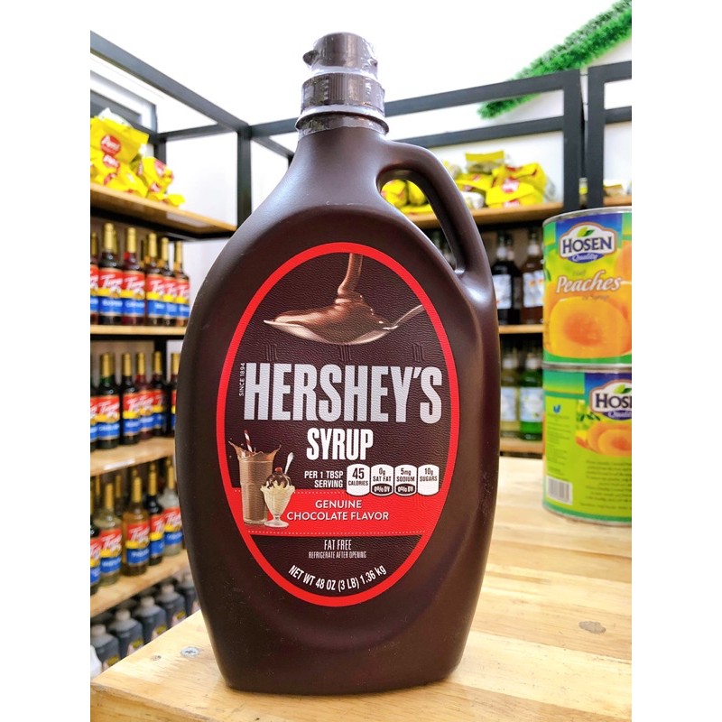 Sốt Sirô Caramel/Chocolate/Dâu Tây Hershey’s Mỹ