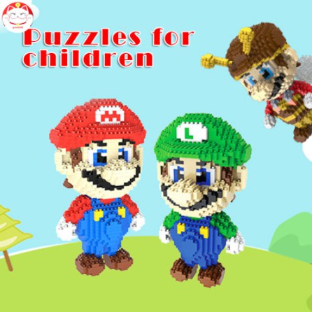 (FREESHIP - CÓ SẴN) Đồ Chơi Xếp Hình Super Mario - ĐỒ CHƠI LẮP RÁP LEGO MARIO 3D