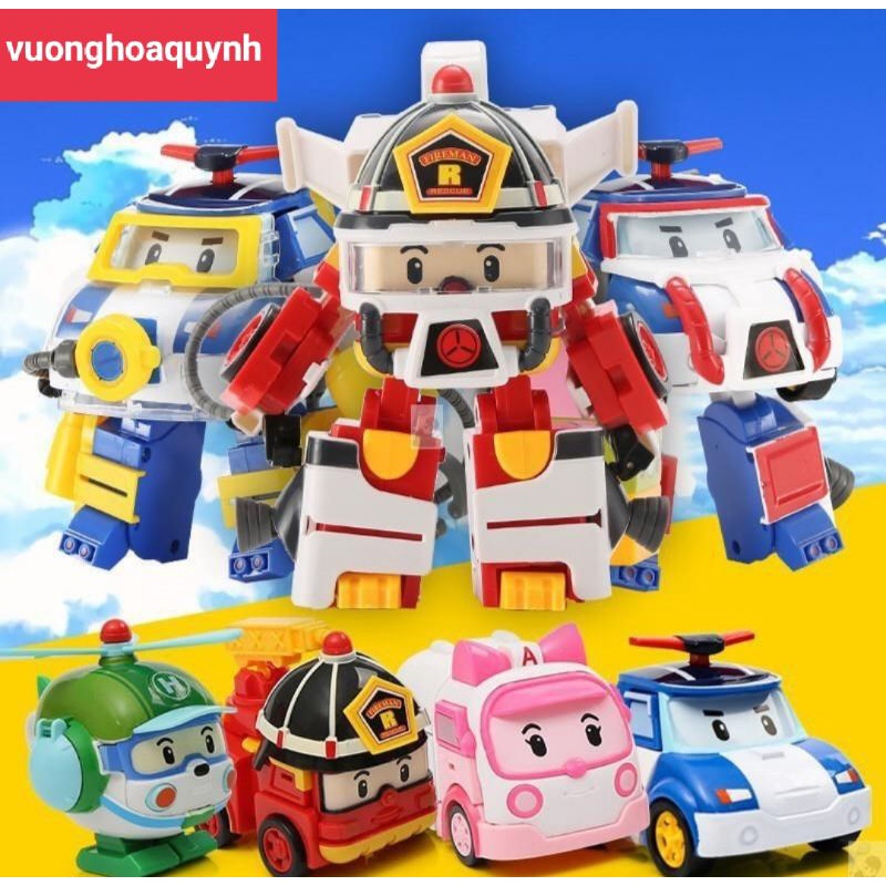 Đội bay siêu đẳng Ronoca/ poli biến hình thành oto 6 con to