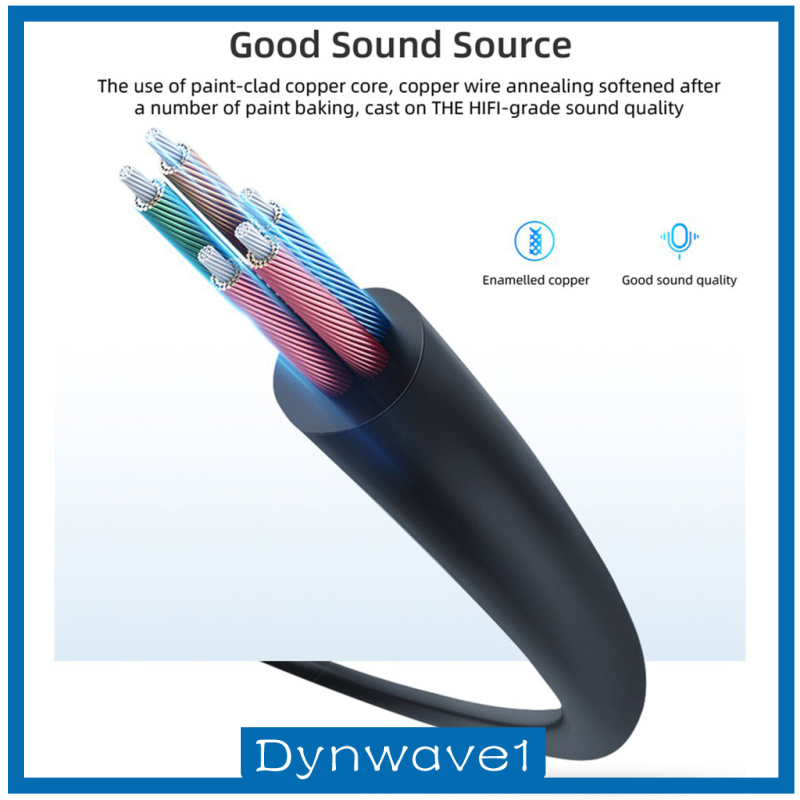 [DYNWAVE1]Stereo 1/8\" Mini Jack to Dual 1/4\" Cable Smartphone 3.5mm to Mixer 6.35mm Cord