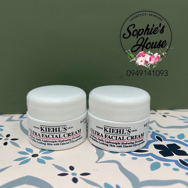 7ml - Kem dưỡng Ultra Kiehls / Kiehl’s Ultra Facial Cream