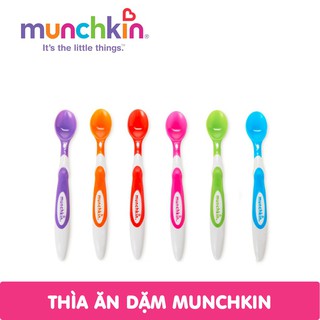 Thìa Ăn Dặm Munchkin cho bé- Thìa Ăn Dặm Có Báo Nóng Cho Bé Sơ Sinh