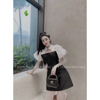 🌵🌵 Đầm tiểu thư tay phồng kate lụa