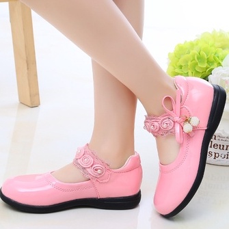 Giày Búp Bê Da Thời Trang Hàn Quốc 2022 Dành Cho Bé Gái