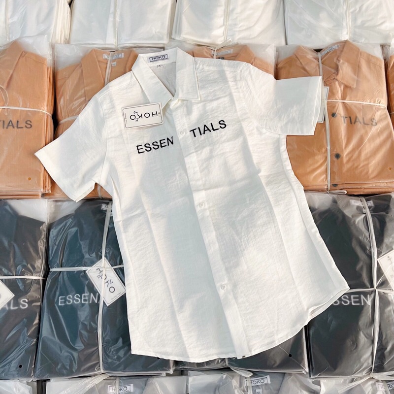 Áo Sơ Mi Nam Vãi Đũi Tay Ngắn, Phong Cách Công Sở Lịch Sự