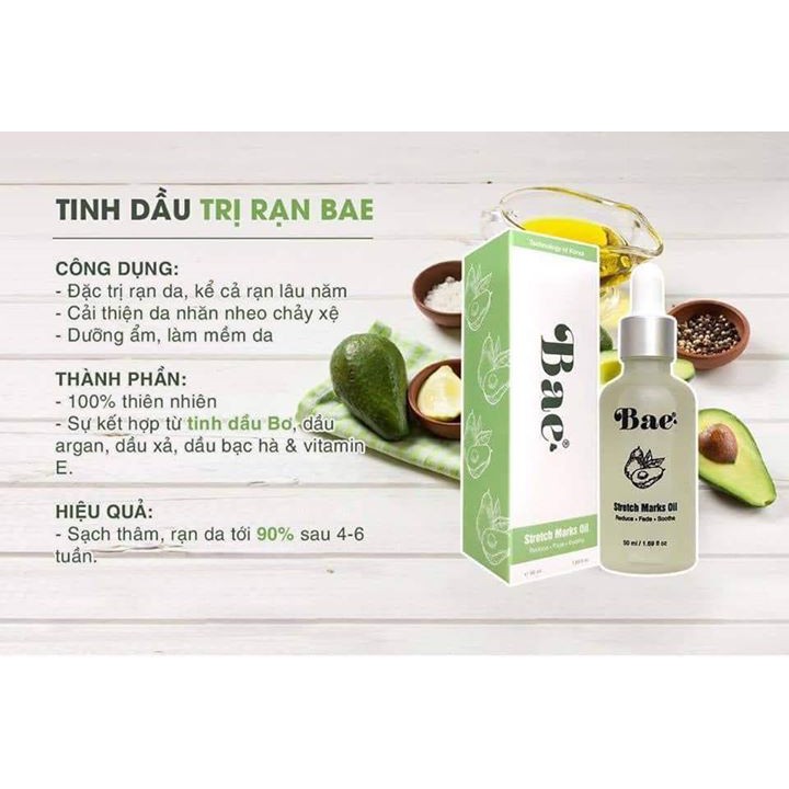 (Bán Chạy)Tinh Chất Trị Rạn Da Bae hàn Quốc 50ml