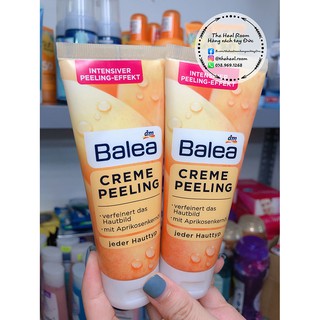 Tẩy Da Chết Balea 🍓FREESHIP🍓Balea Creme Peeling Chiết Xuất Quả Mơ thành phần thuần chay 75ml [Hàng nội địa Đức]