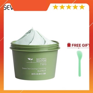 Hũ mặt nạ bùn trà xanh mát lạnh detox thải độc da Maigoole 100G