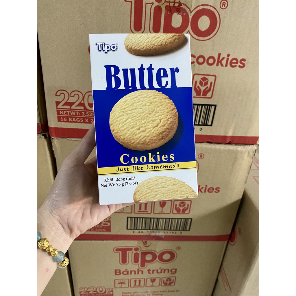 TIPO BÁNH COOKIES BƠ 75G)