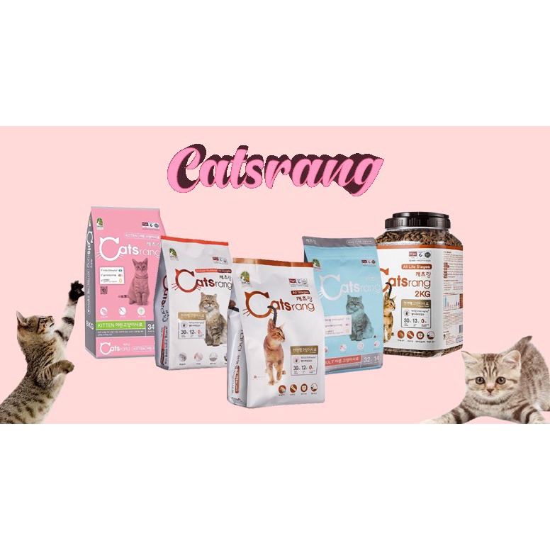Thức ăn Catsrang Hàn Quốc cho mèo mọi lứa tuổi nhiều dinh dưỡng 5kg
