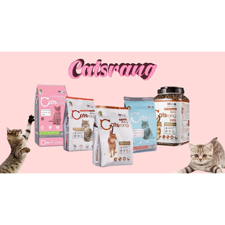 [Mã PET50 giảm 10% - tối đa 50K đơn 250K] [ HOT ] Thức ăn Catsrang Hàn Quốc cho mèo mọi lứa tuổi nhiều dinh dưỡng 5kg