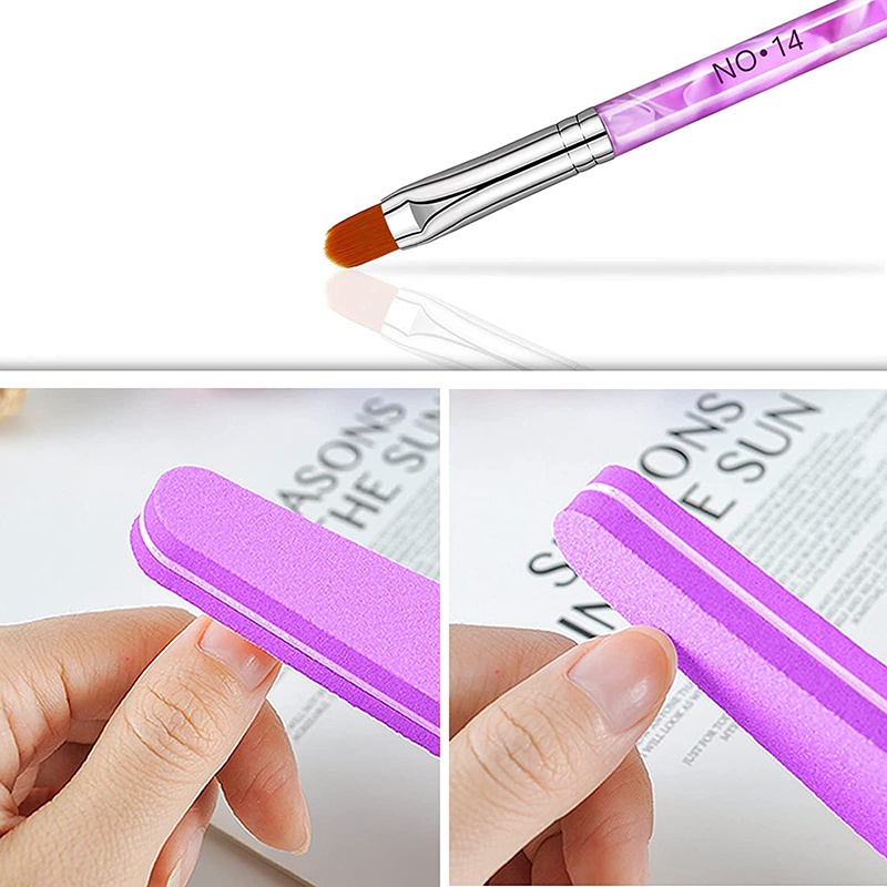 Bộ 7 Cây Bút Vẽ Trang Trí Móng Tay Bằng Acrylic DIY