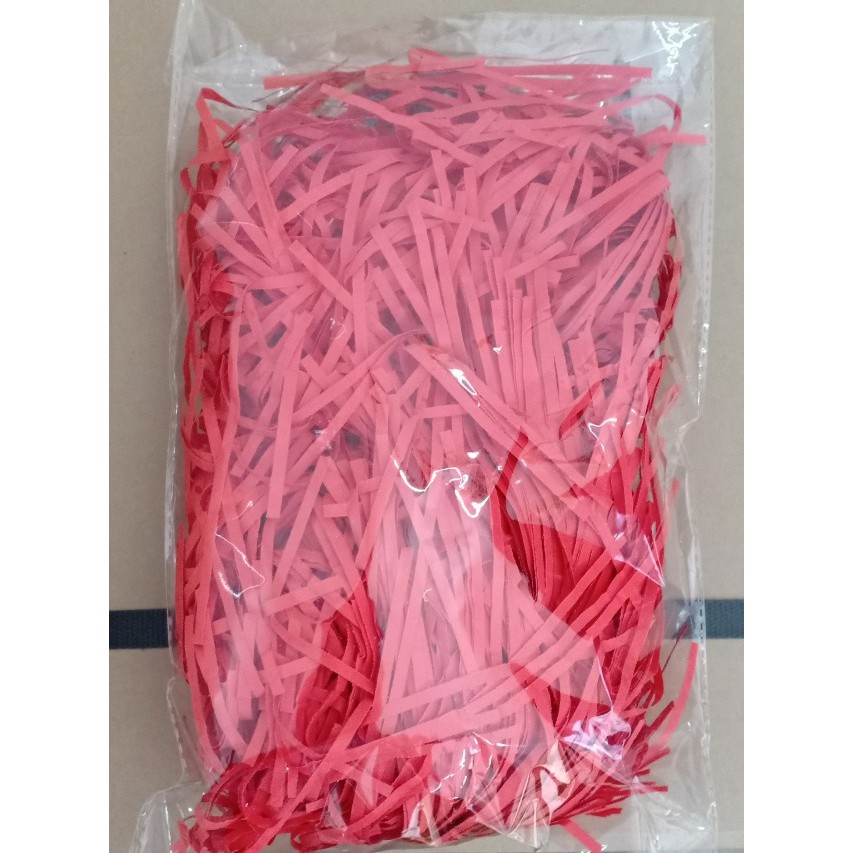 (100g) Giấy Rơm Lót Hộp Quà, Giấy Kraft Cắt Sợi Lót Hộp Quà Tặng