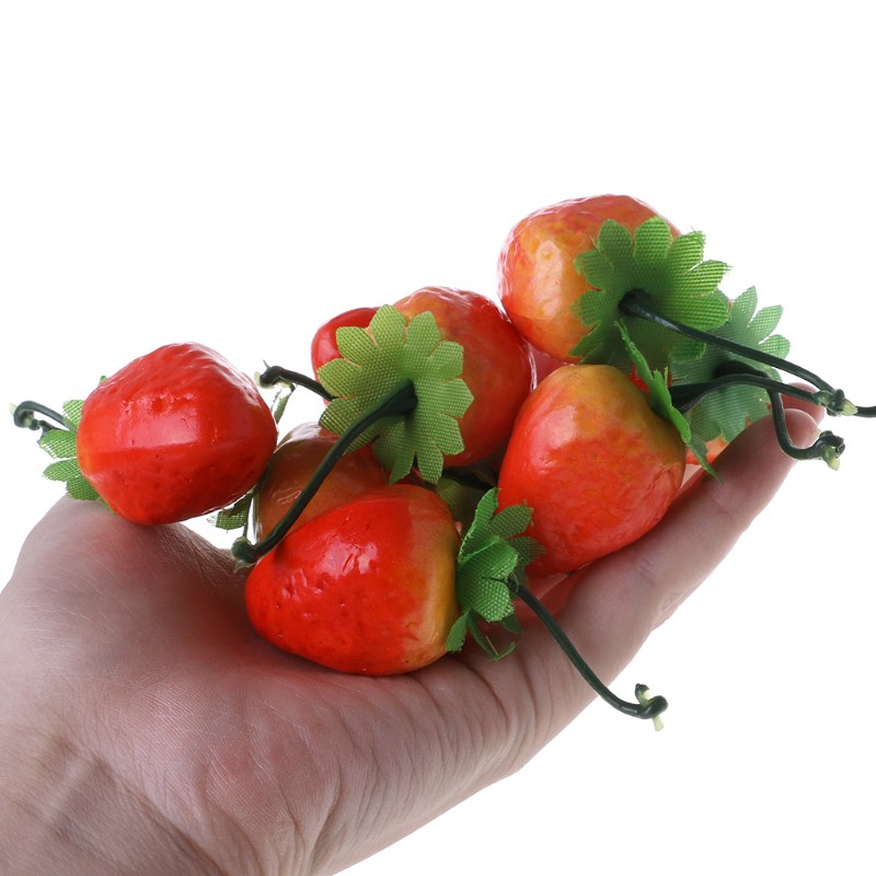 Set 20 Quả Dâu Giả Trang Trí Xinh Xắn