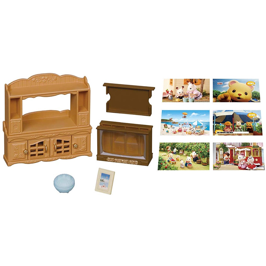 Sylvanian Families Bộ TV Sang Trọng Deluxe TV Set