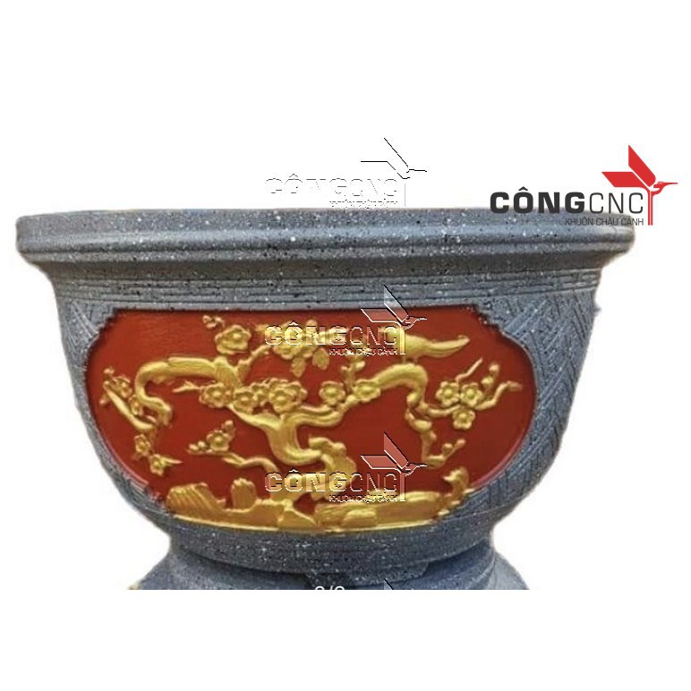 Khuôn Chậu Cảnh ABS, Khuôn Chậu Tròn 50