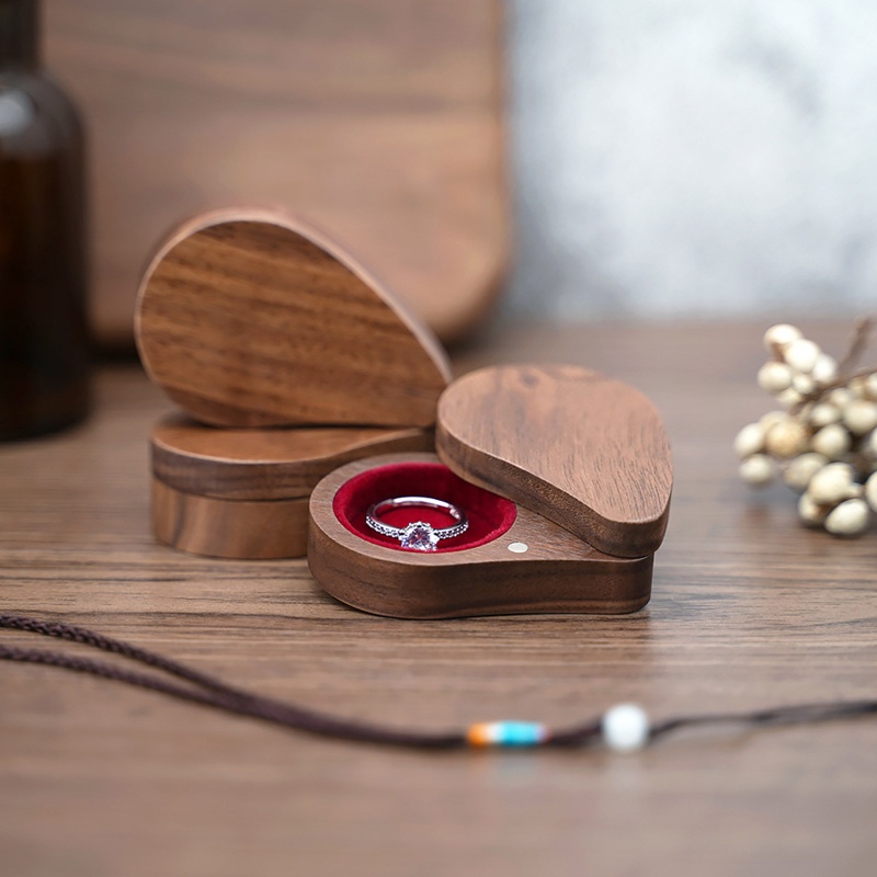 Flgo Hộp Đựng Nhẫn Cưới Đính Hôn Thiết Kế Sang Trọng