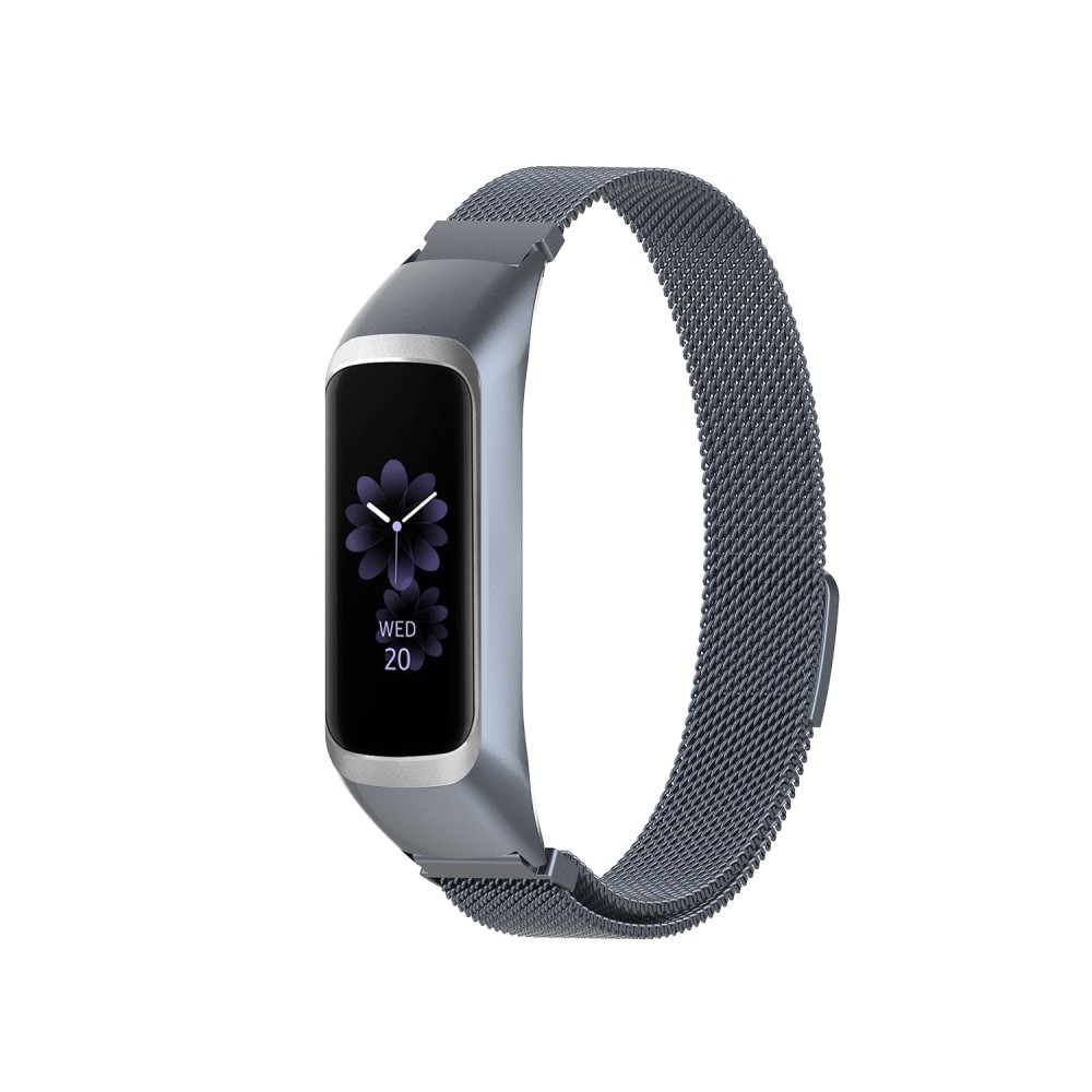 Dây Đeo Inox Milanese Cho Đồng Hồ Thông Minh Samsung Galaxy Fit2 Sm-R220 Zaran