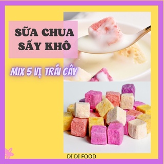 Sữa Chua Khô Sấy Lạnh, Sấy Giòn 5 Vị (đào, xoài, việt quất, dâu, thanh long) HÀNG MỚI VỀ