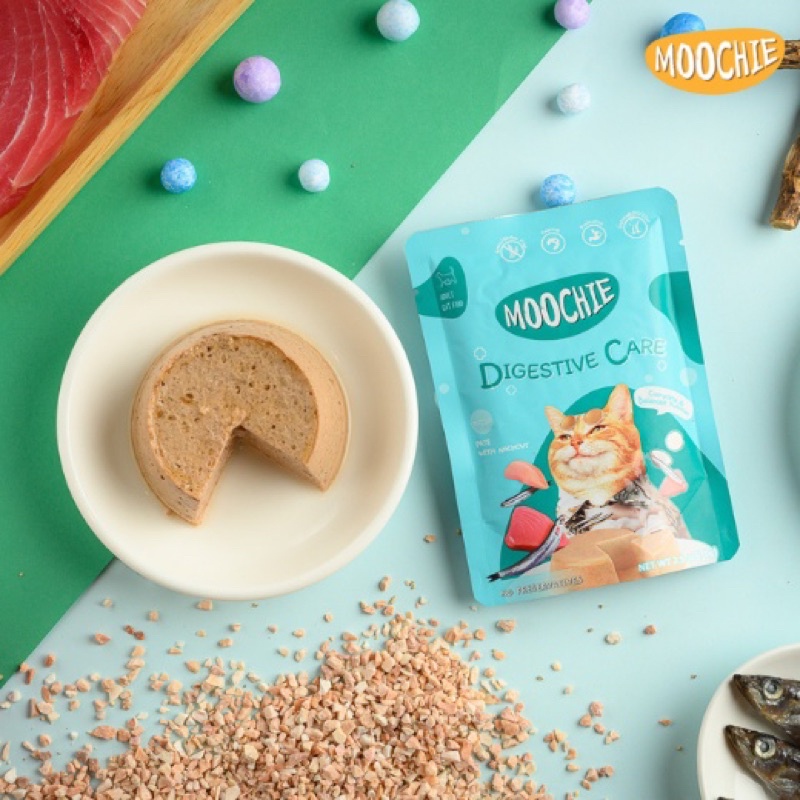 Pate Moochie hỗ trợ chức năng cho mèo 🐈
