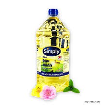 Dầu ăn simply đậu lành 2lit