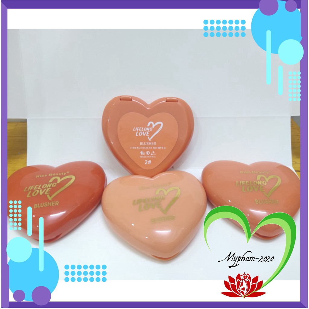Phấn Má Kiss Beauty LIFELONG LOVE
