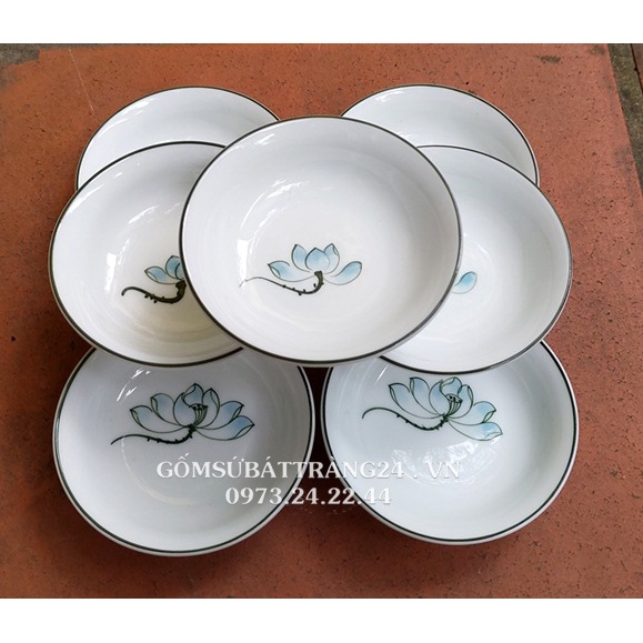ĐĨA GIA VỊ SỨ ĐẸP ĐĨA MUỐI TRẮNG HÌNH HOA DĨA SỨ TRÒN ĐỰNG GIA VỊ MUỐI ĂN NƯỚC CHẤM